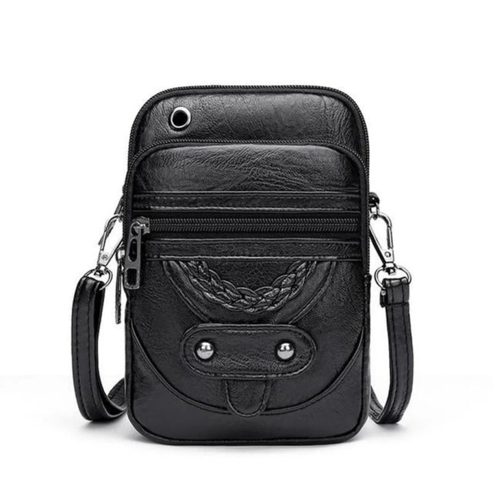 Diana™ – Multi Zip Flettet Detalj Crossbody Veske
