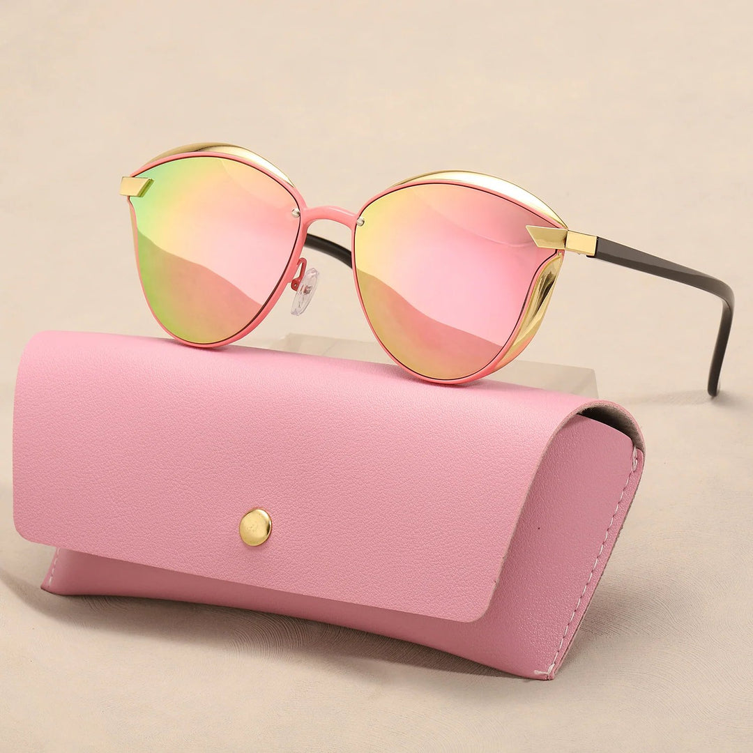 Runa™ – Polaroid Cat-Eye Solbriller med Etui