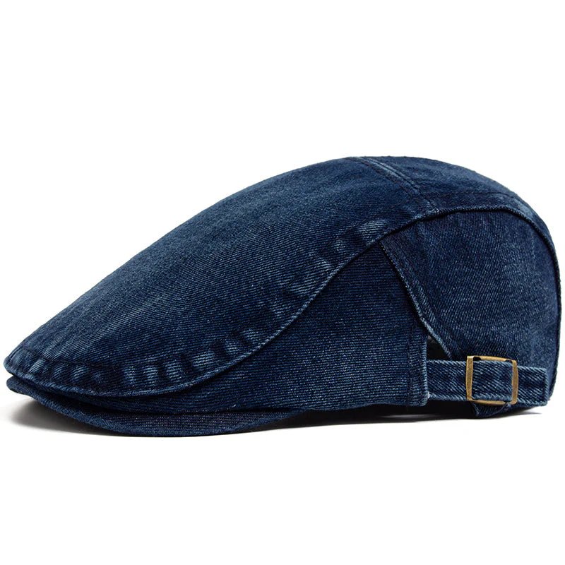 Iben™ – Justerbar Stonewashed Flat Cap