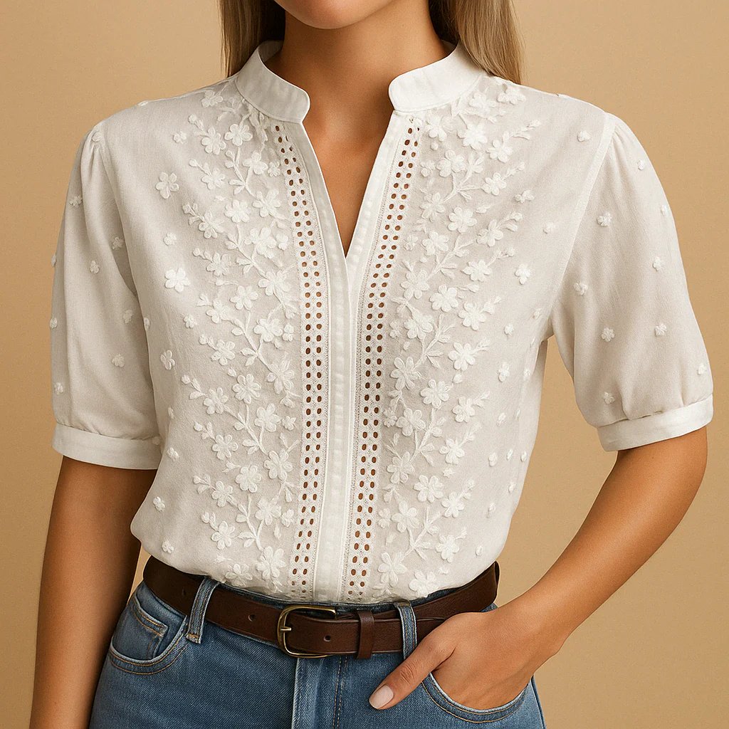 Magnhild™ – Pustende Klassisk Bluse