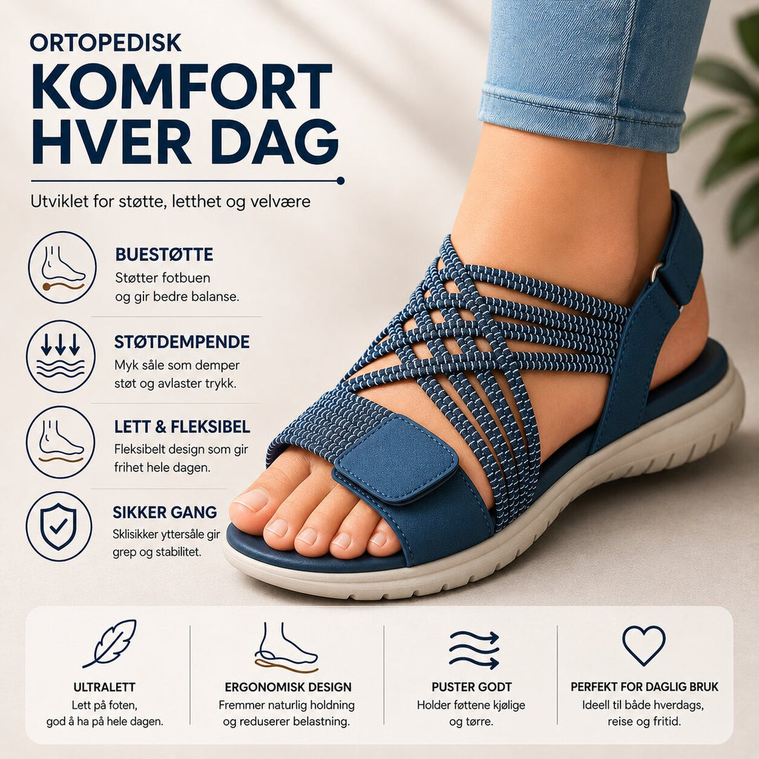 Lisa™ – Ortopediske vevde stroppsandaler