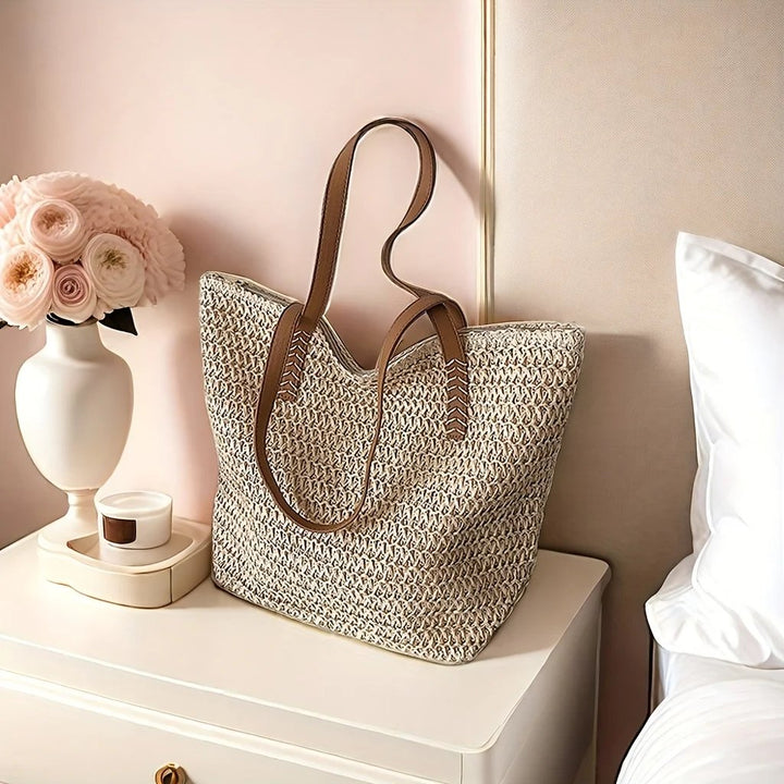 Willow™ – Åpenvevd, oversized tote bag