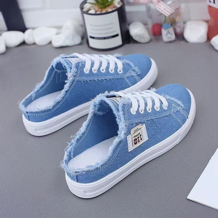 Karin™ – Slitt Snortopp Slip-On Mule Sneakers