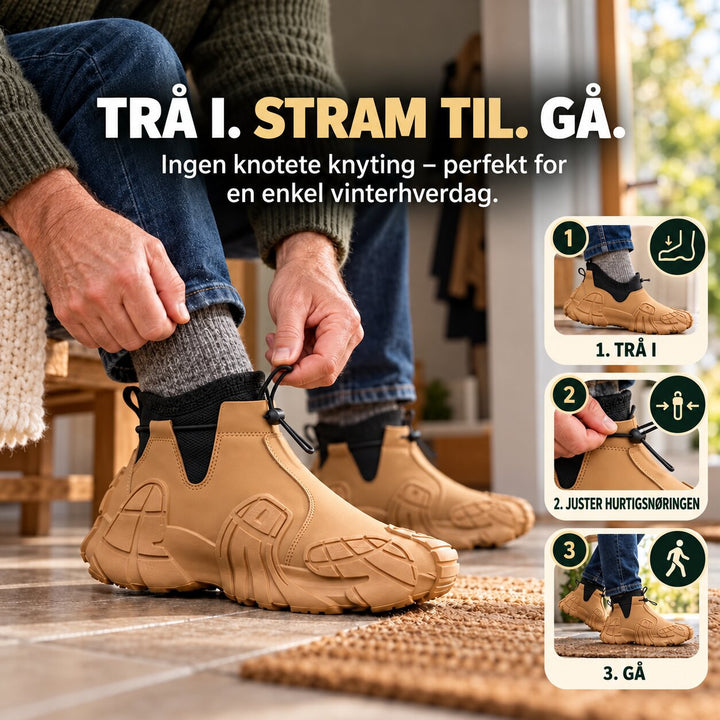 ThermoStep™ – Vanntette Termiske Ankelstøvler med Skridsikre Såler