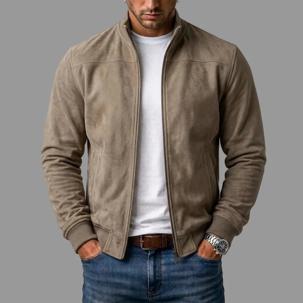 Oliver™ – Full-Zip Ståkrage Bomberjakke