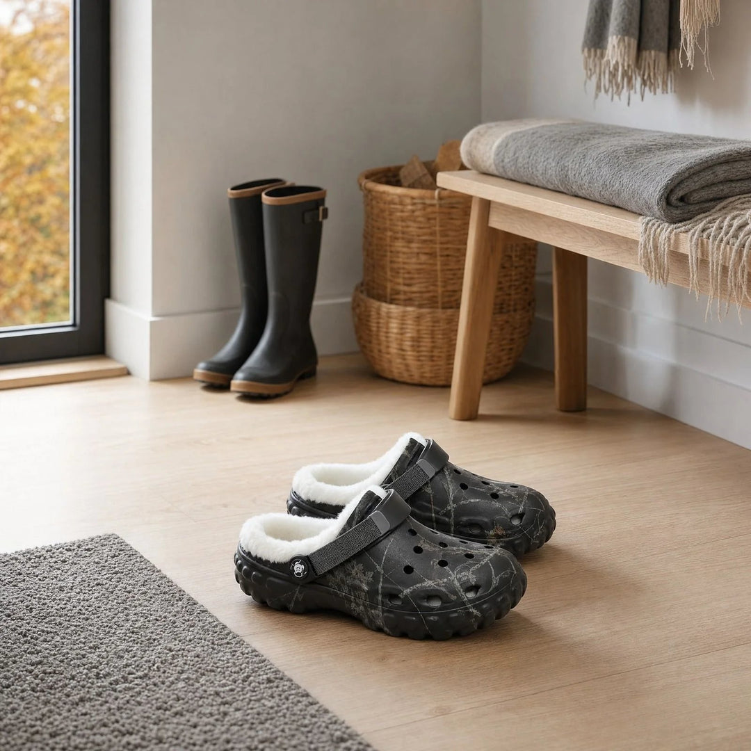 Olav™ – Pelsforede camo klikkere med justerbar stropp