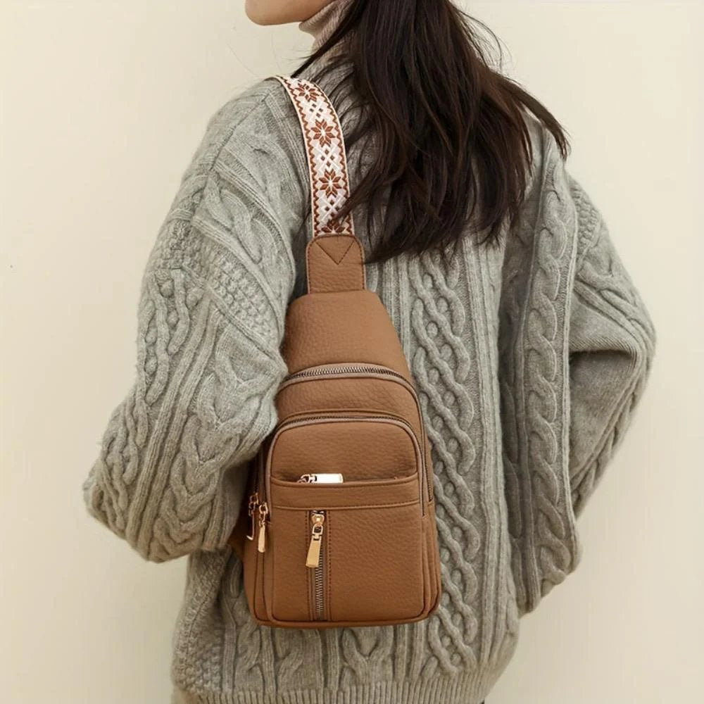 Tuva™ – Multi-Lommer Crossbody Sling Bag