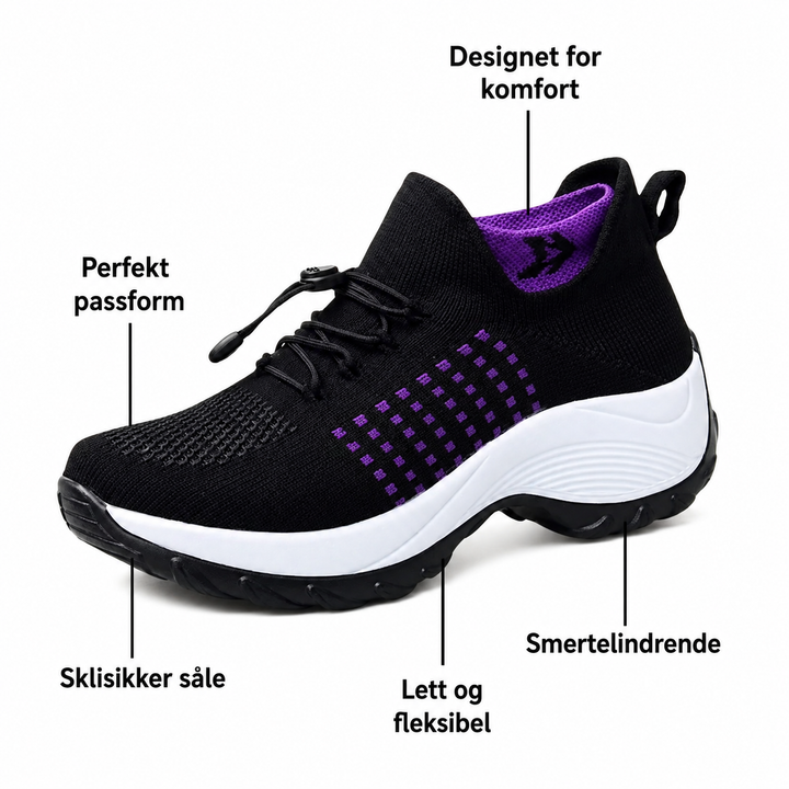 Celine™ – Polstret Komfort Gå-Sneaker