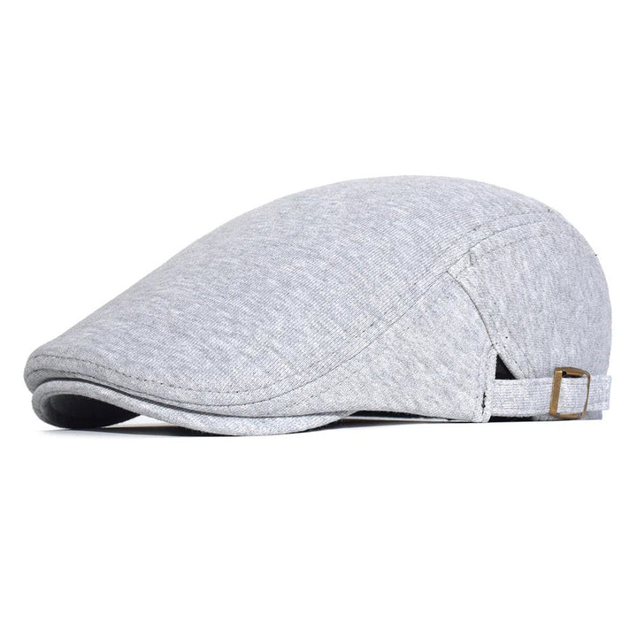 Reidar™ – Justerbar Flat Cap med Pustende Strikk