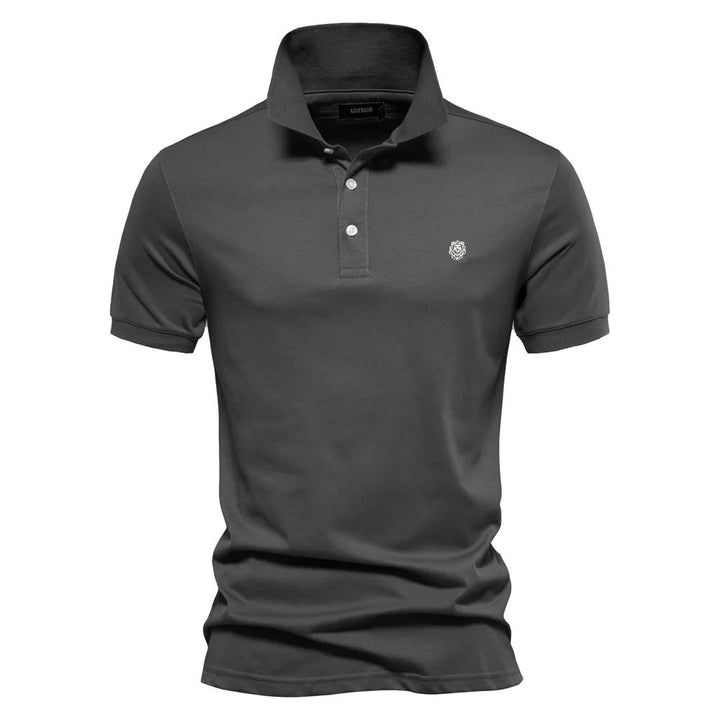 Kjell™ – Premium Brodert Polo med Korte Ermer