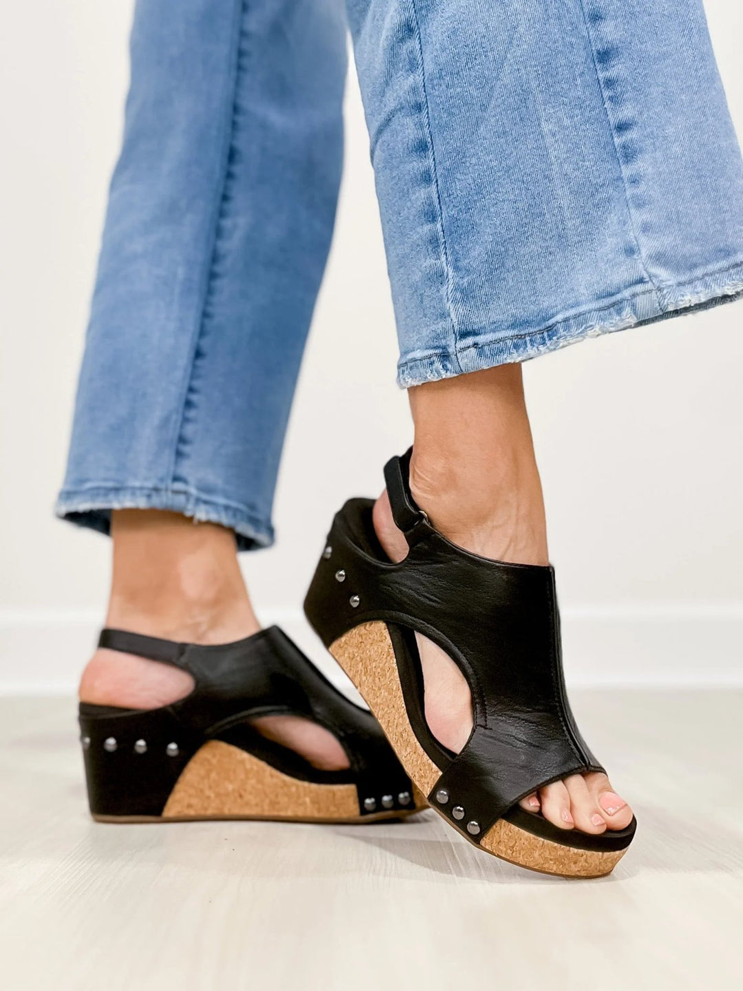 Annika™ – Spiked Platå Sandaler