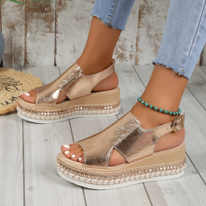 Sunniva™ – Metalliske Plattform Orthopediske Sandaler