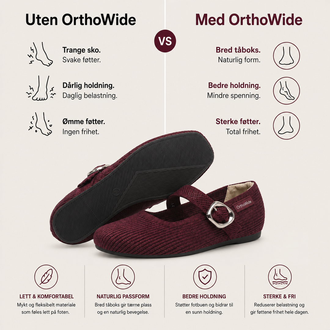 OrthoWide™ – Spenne Stropp Komfort Flatt (1+1 GRATIS)