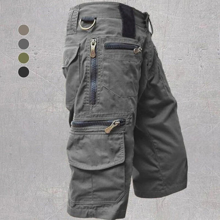 William™ – Multi Pocket Cargo Shorts med Justerbar Passform