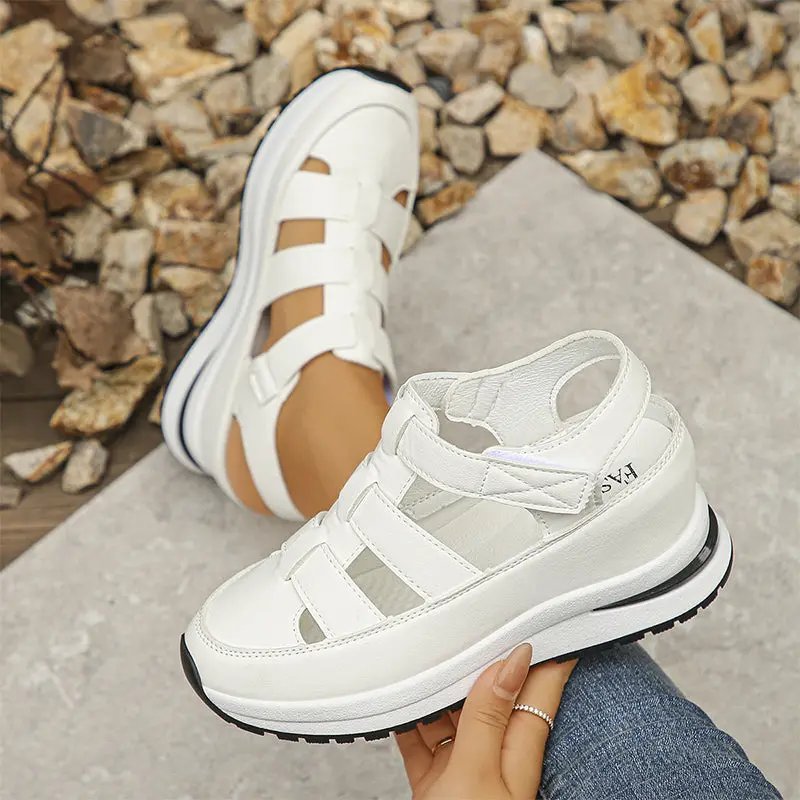 Melissa™ – | Polstret Plattform Knyttede Sandaler