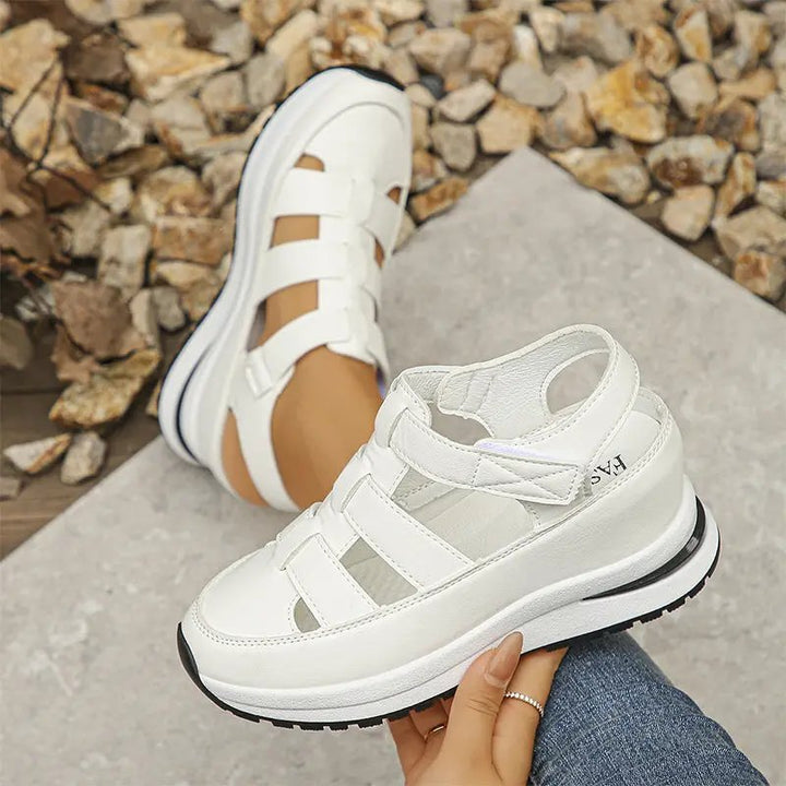 Melissa™ – | Polstret Plattform Knyttede Sandaler