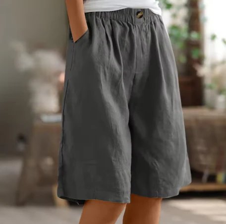 Lara™ – Høyt liv, avslappet passform Bermuda-shorts