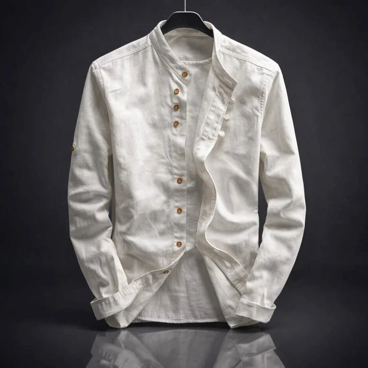 Benjamin™ – Distinktiv Ståkrage Knappeopp Shirt