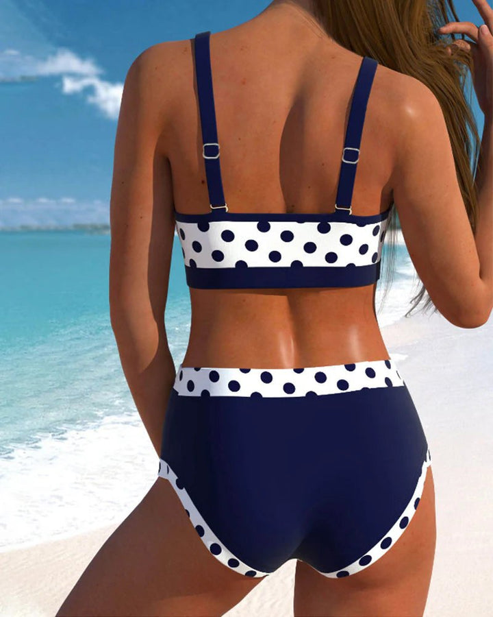 Hege™ – Høyhåndt Polka Dot Badetøysett