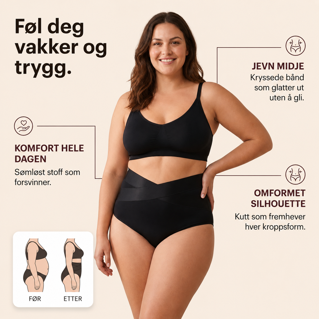 Curva™ – HøyMidje Formende Truse (1+1 GRATIS)