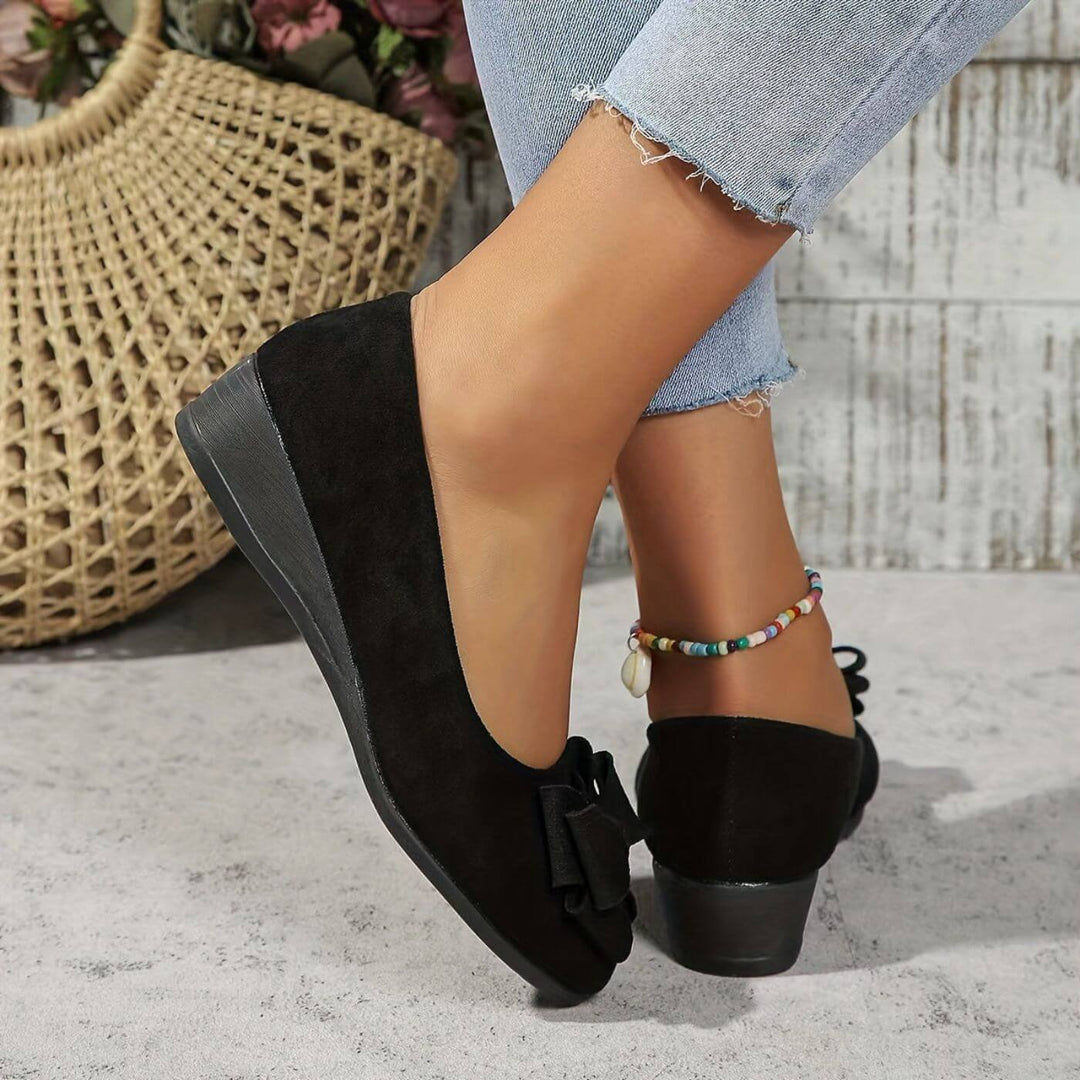 Maud™ – Polstret Bue Wedge Ballettsko