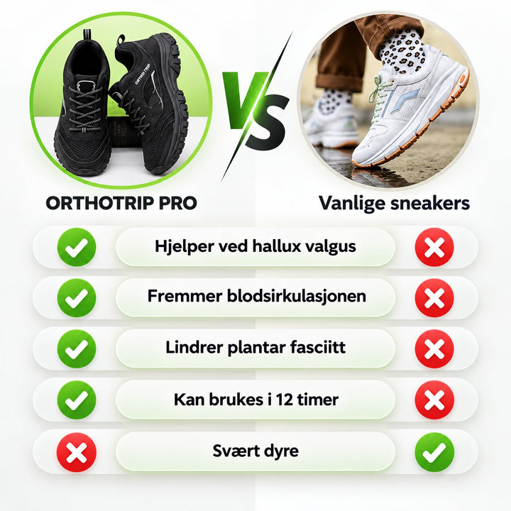 OrthoTrip Pro™ – Ortopedisk Støtte Komfort Turstøvler