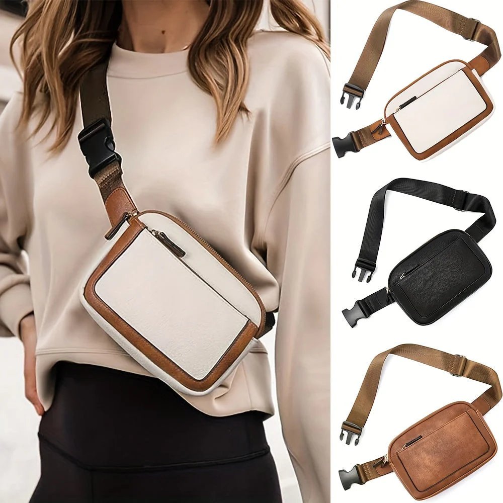 Sofia™ – Justerbart Belte Multi Pocket Crossbody Veske