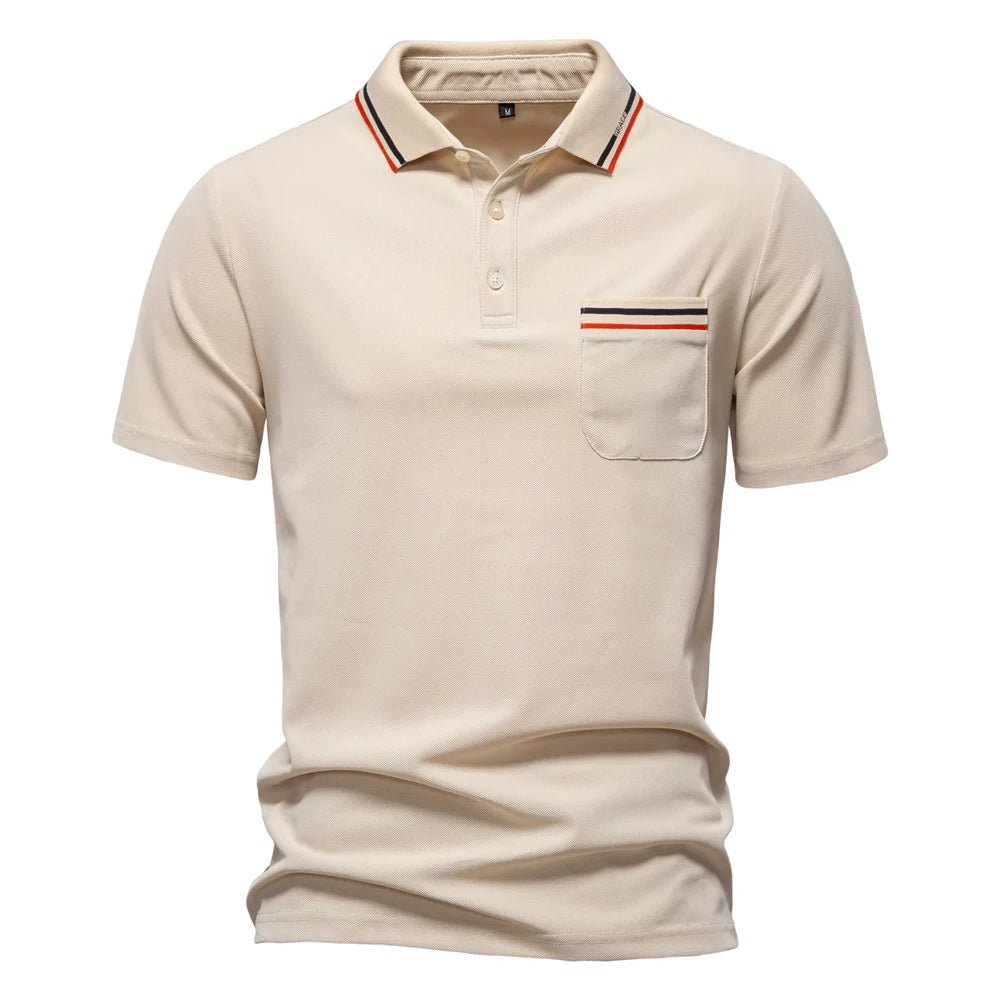 Xavier™ – Smart Casual Strikket Topp for Menn