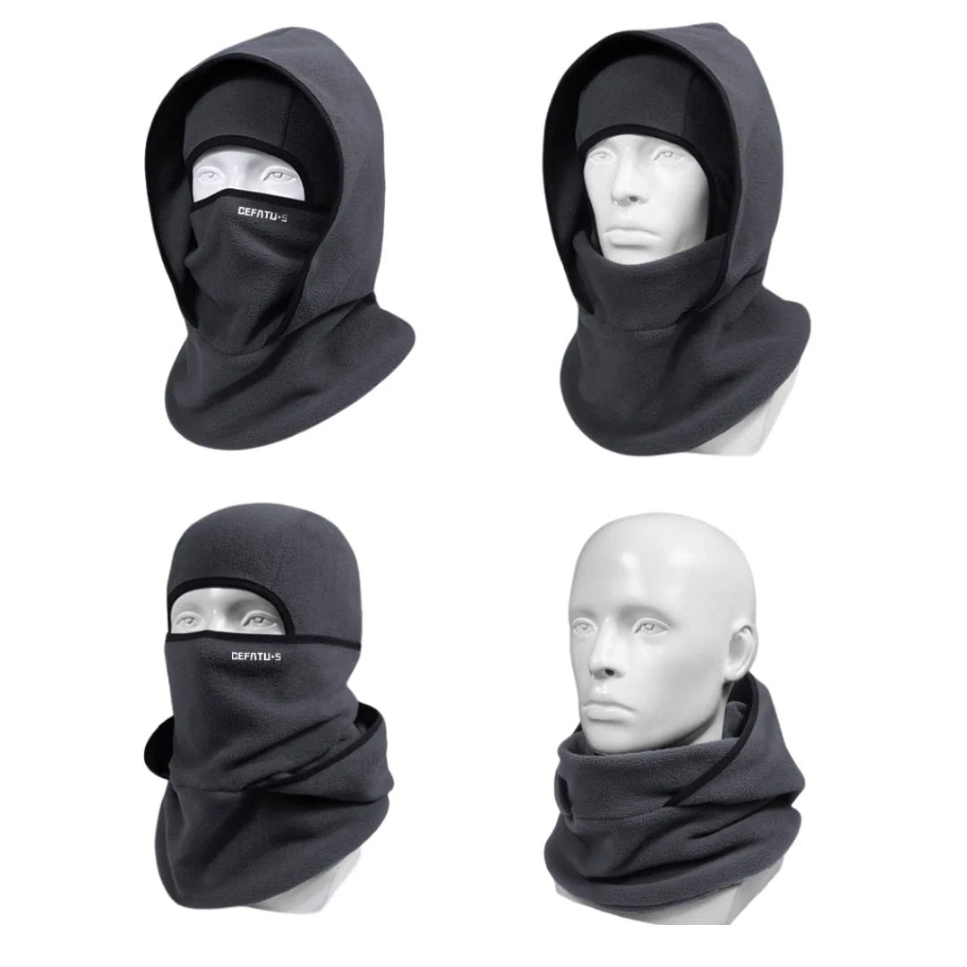 ThermoHood™ – Termisk Fleece Vindbeskyttende Balaclava Hette