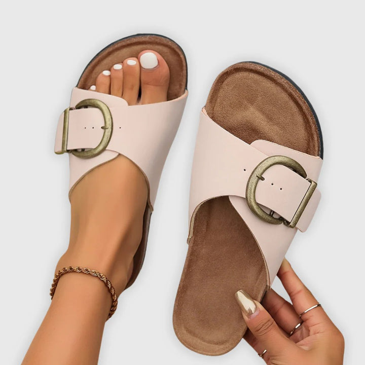 Alba™ – | Sandaler med spenne og fotbed เครดิตฟรี