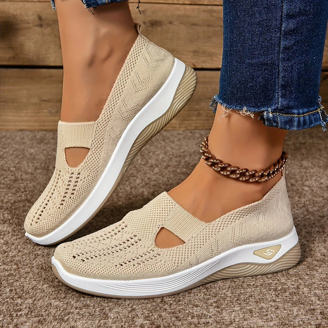 Eline™ – Pustende Mesh Slip-On Gå-sko