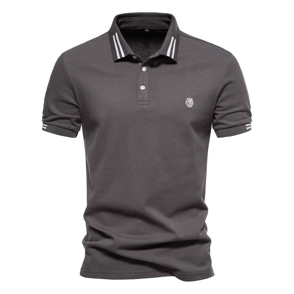 Ruben™ – Brodert Crest Krage Polo Shirt