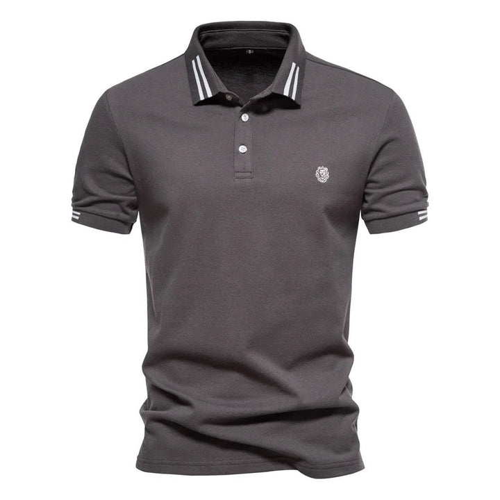 Ruben™ – Brodert Crest Krage Polo Shirt