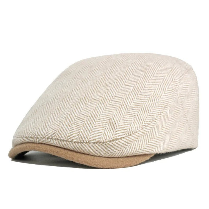 Viljar™ – Herringbone Vevd Strukturert Flat Caps
