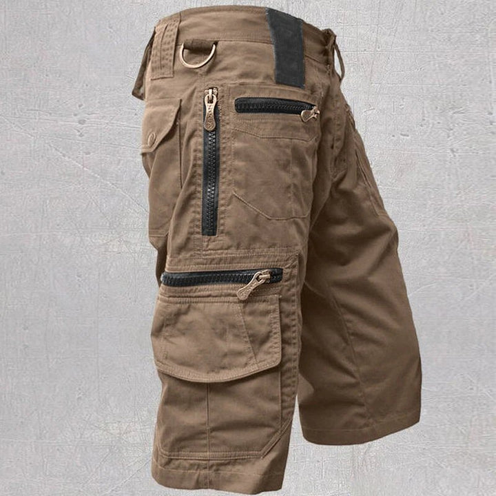 Jakob™ – Multifunksjonelle Cargo Shorts med Glidelås og Mange Lommer
