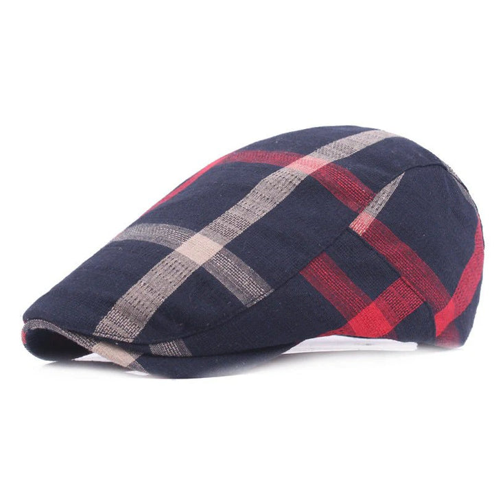 Arne™ – Pustende Rutete Justerbar Flat Caps