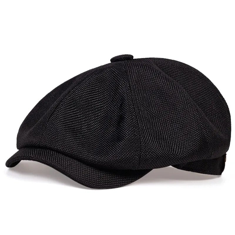 Leif™ – Åtte panelers pustende newsboy caps
