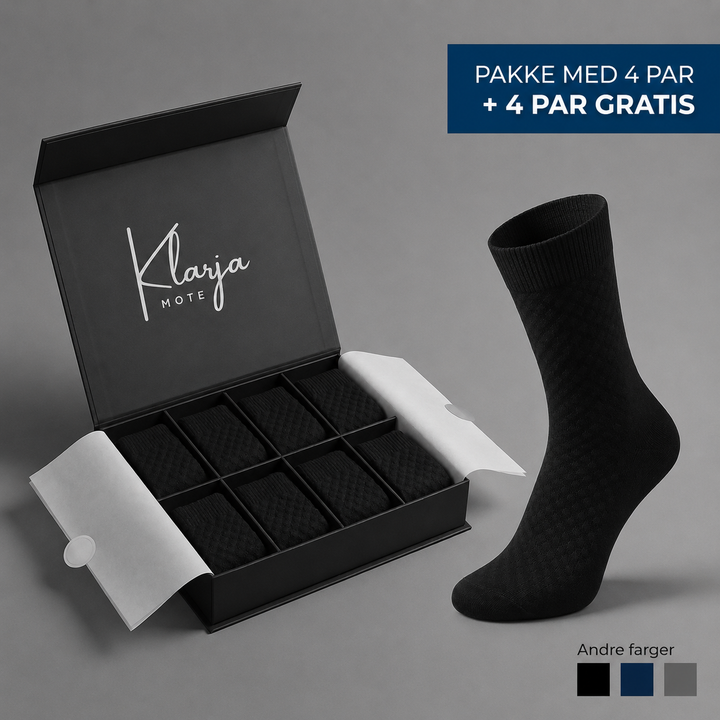 BambooFit™ – Pustende Strukturerte Crew Sokker