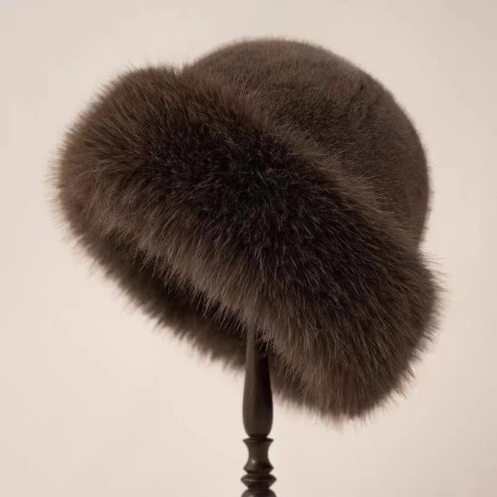 Mina™ – Luksuriøs Fuskepels Vinter Bucket Hat
