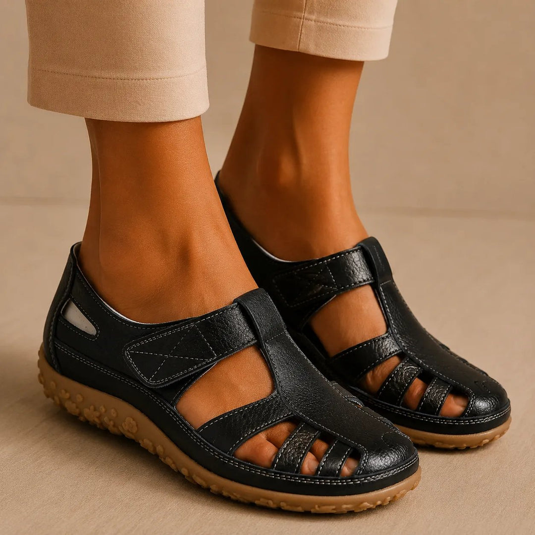 OrthoVita™ – Antiskli Polstret Sandaler med Lukket Tå