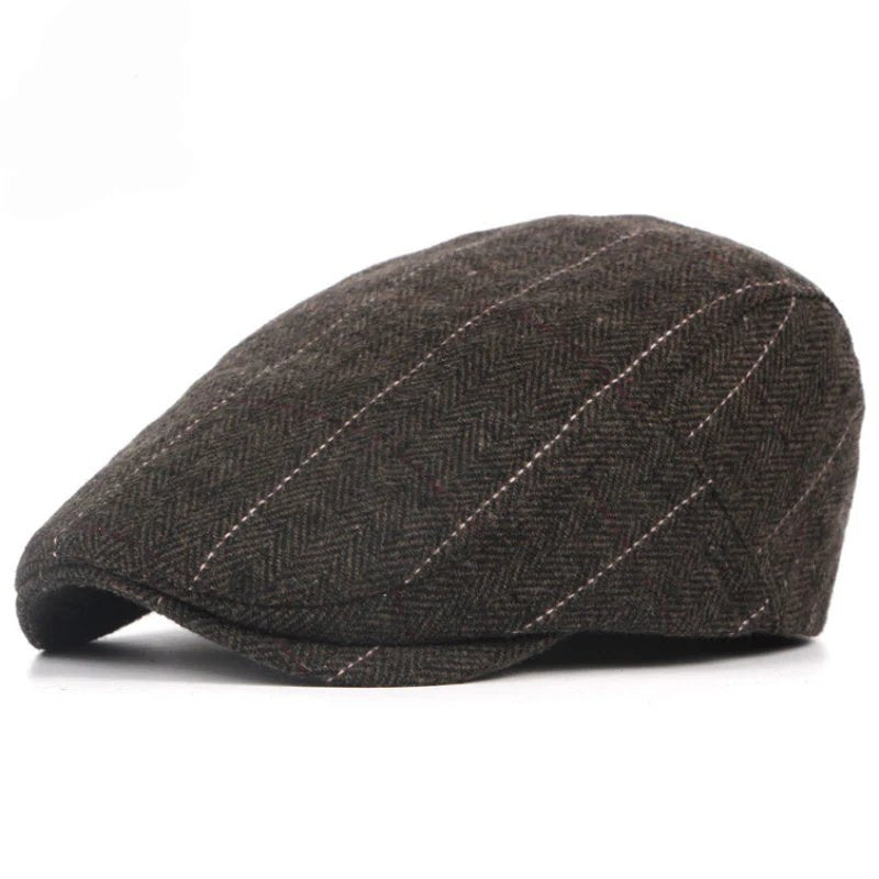 Roald™ – Rutete Herringbone Flat Cap