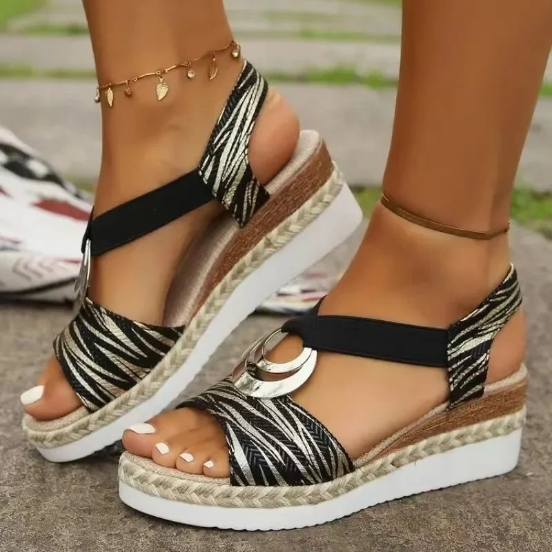 Tiril™ – Ortopediske Gel Såle Sandaler med 4 cm Hælstøtte