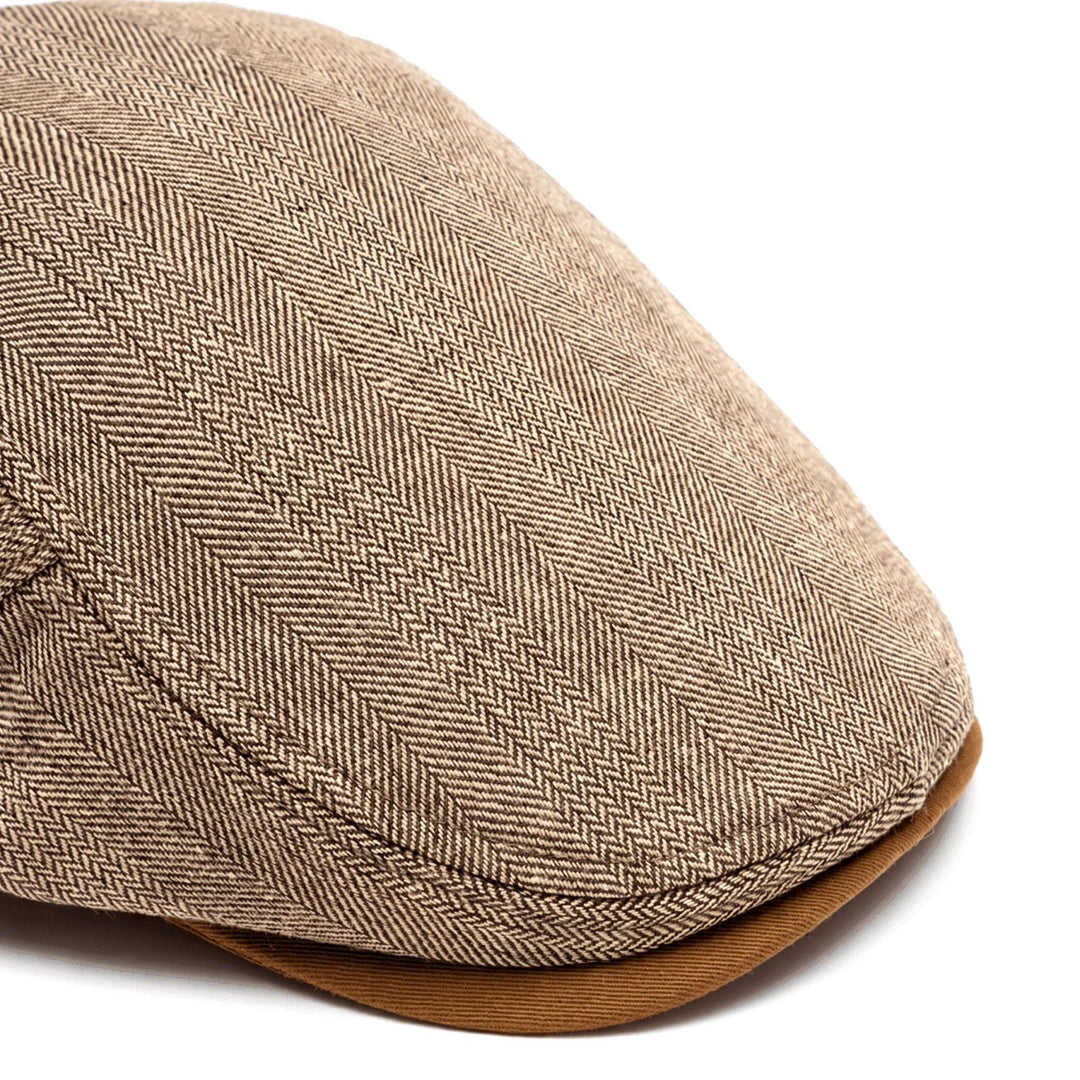 Emil™ – Herringbone Justerbar Flat Cap