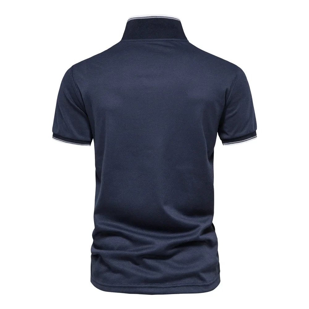 Tobias™ – | V-Hals Kortermet Polo Skjorte