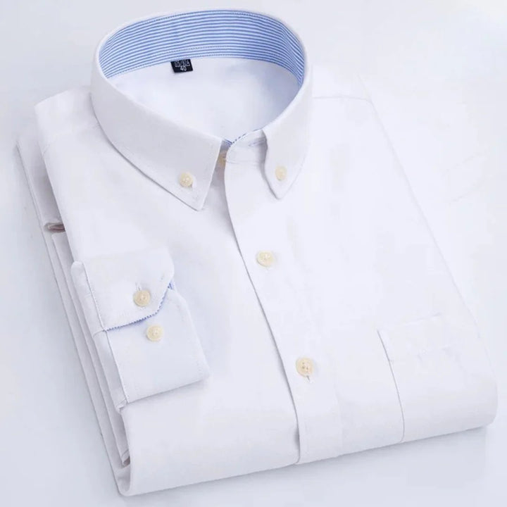 Vera™ – Knappe-ned Oxford Langermet Skjorte