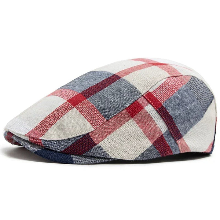 Torstein™ – Strukturet Vevd Rutet Flat Caps