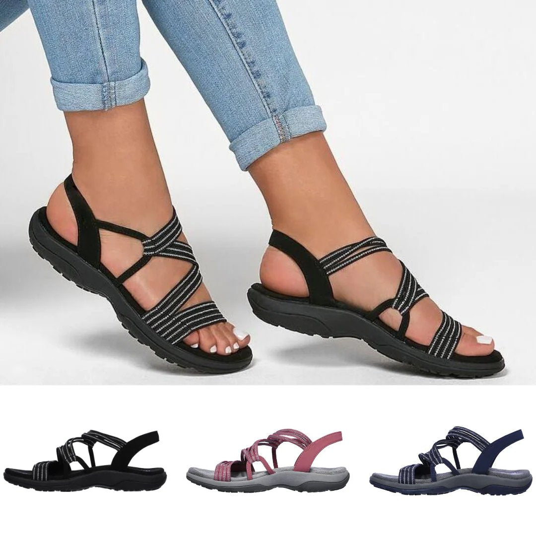 Sanna™ – Ortopediske elegante sandaler med remmer og komfortstøtte