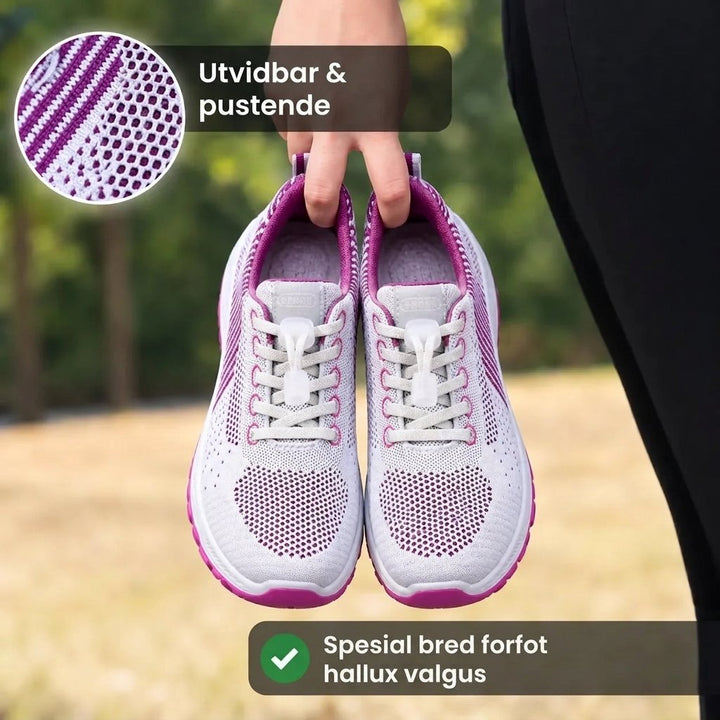 Solara™ – Ortopediske Antiskli Bred Passform Sneakers