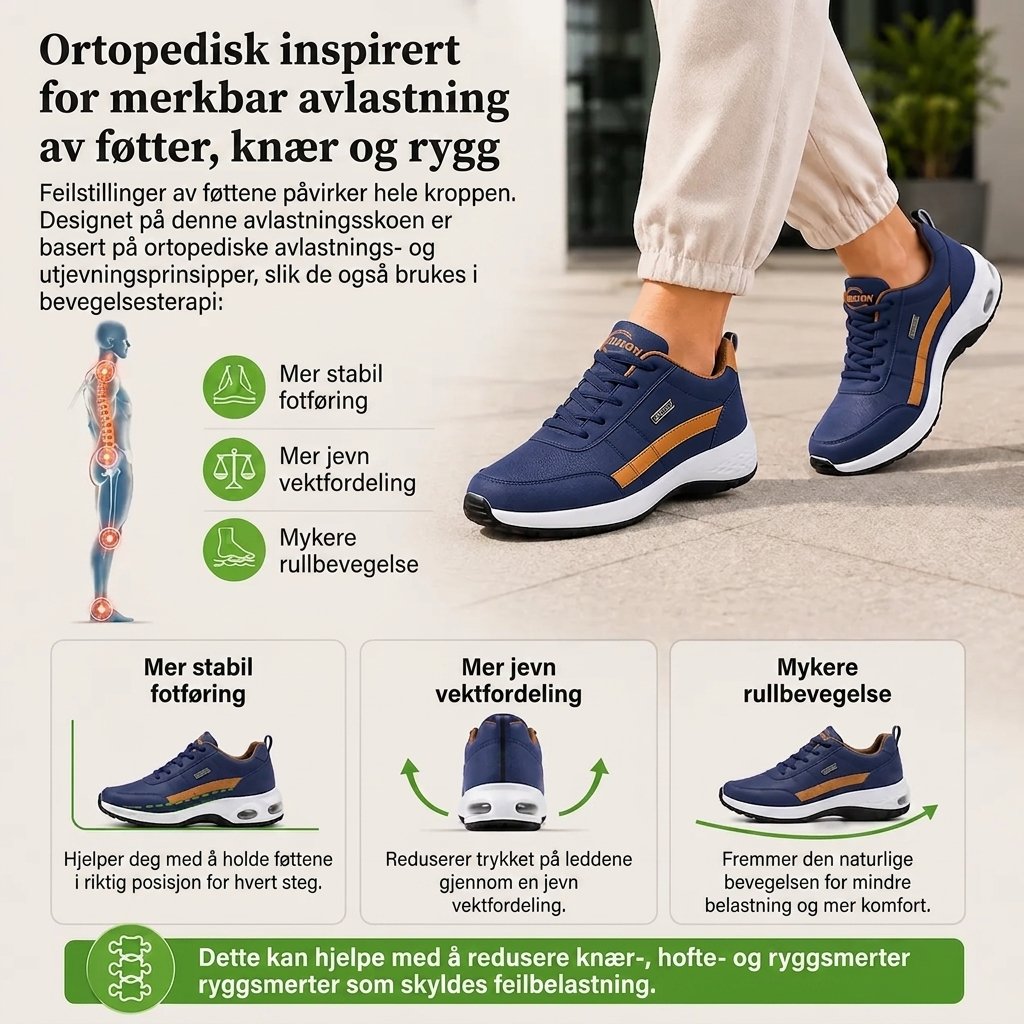 Lotte™ – | Antiskli Lettvekts Komfort Sneakers