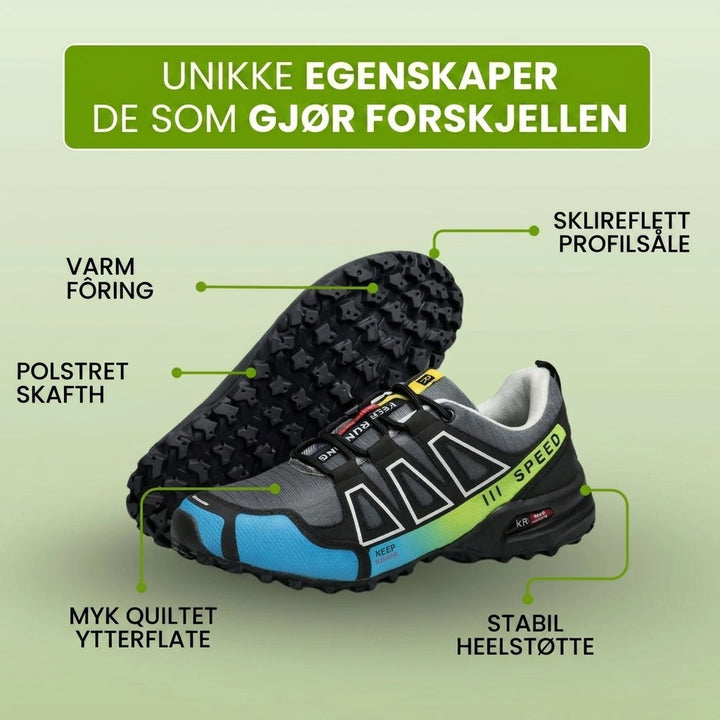 OrthoTrekker™ – | Antiskli Ergonomiske Tur- og Fottur Sko
